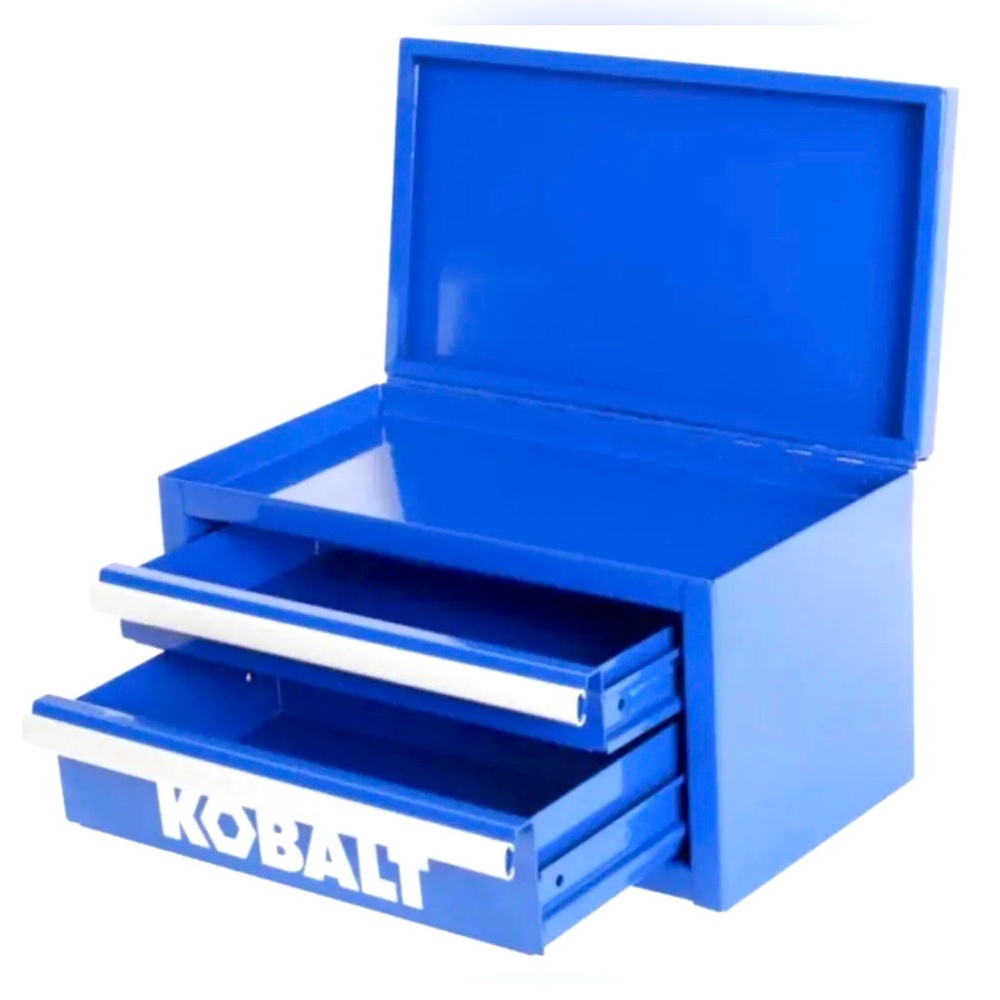 NEW (Blue) Kobalt Mini Tool Box - 25th Anniversary Edition - # 5265407